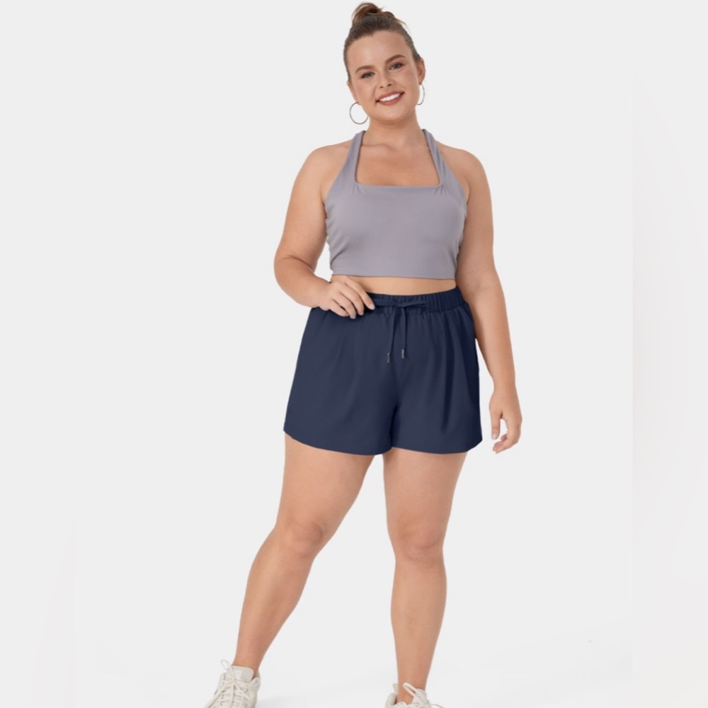 HALARA Navy Blue Women's Athletic Shorts